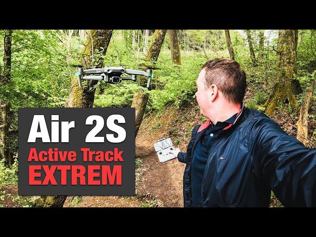 DJI AIR 2S - ActiveTrack 4.0 TEST EXTREM - APAS 4.0 DEUTSCH 4K