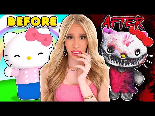 I SURVIVED HELLO KITTY HORROR on ROBLOX… *SCARY*