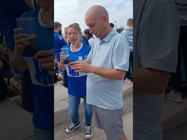 BIRMINGHAM CLUB SHOP & NEW FAN ZONE STEPS!! OVER AN HOUR B4 THE GAME! SO MANY HAPPY FANS KRO