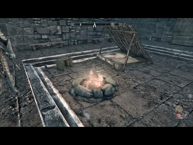 Random SKYRIM:  Secret Room and Hideaway in Windhelm plus Skill Book for Light Armor