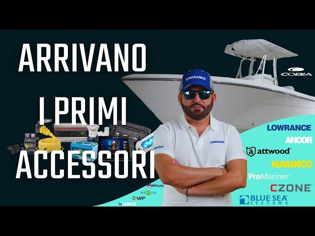 ARRIVANO I PRIMI ACCESSORI per l'allestimento del mio fisherman!