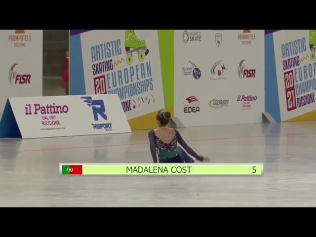 Madalena costa (portugal) sp cadete internacional. european championship Riccione 2021 -