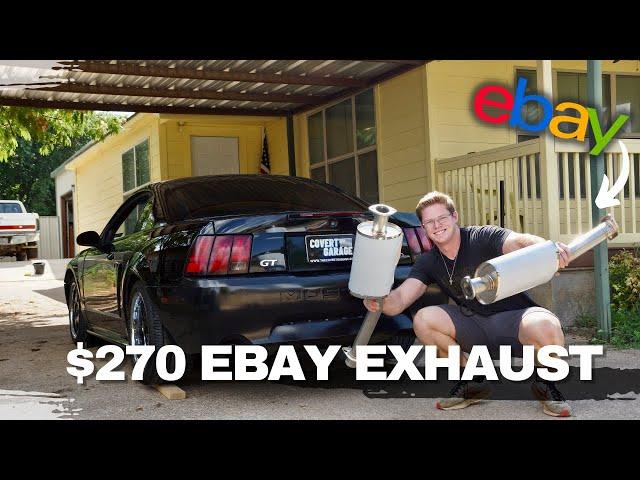 eBay EXHAUST For My Bolt-On Mustang *worth it?*