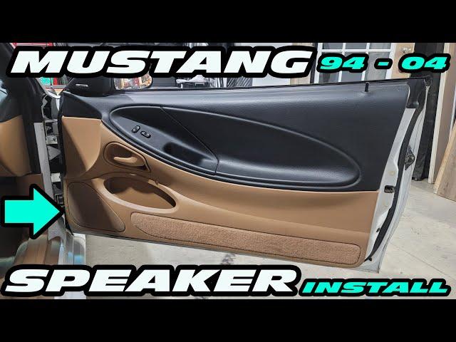 MUSTANG SN95 DOOR PANEL REMOVAL AND SPEAKER INSTALL 94 - 04 W/ MACH 460 PASSENGER