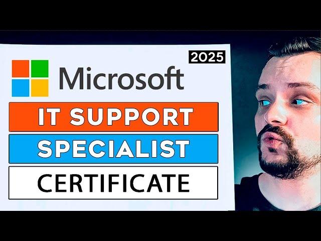 Microsoft IT Support Specialist Professional Certificate Review - 2025 (Coursera Review)