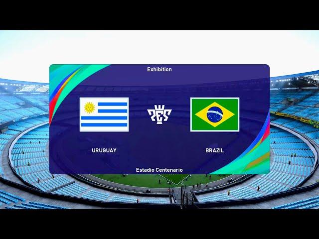 Uruguay vs Brazil | 2022 FIFA World Cup Qualifiers | PES 2021