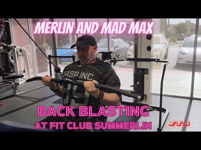 Merlin & MadMax | Back Blasting at Fit Club Summerlin!