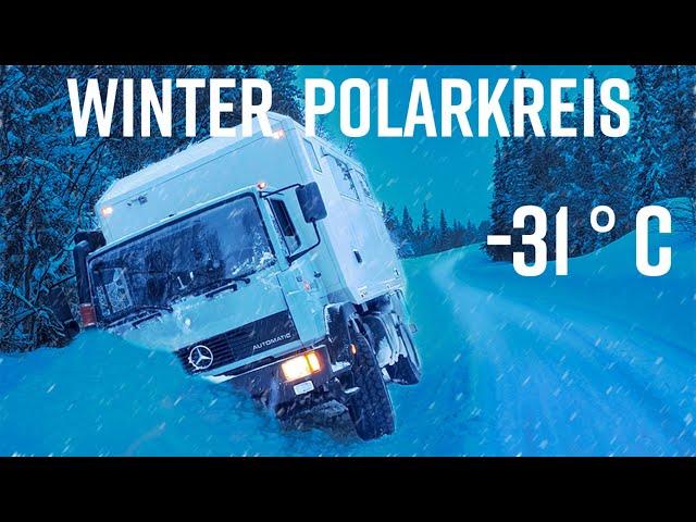 Mehrmals im Graben:  Im tiefsten Winter  zum Nordkapp mit dem Camper Van,Wohnmobil, Expeditionsmobil