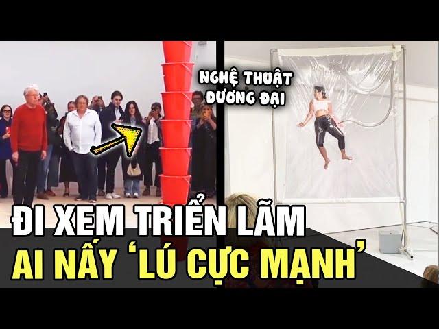 Độc lạ triển lãm nghệ thuật đương đại ĐẦY MÊ HOẶC khiến dân tình ai nấy LÚ CỰC MẠNH | Tin nhanh 24h