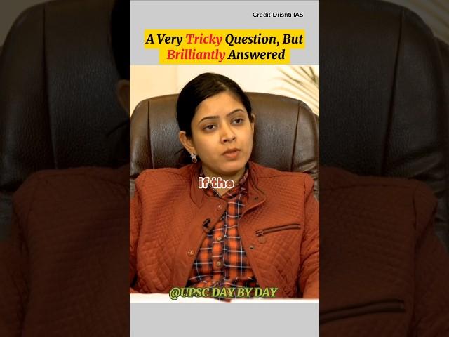 Ultra Tricky Question to UPSC Aspirants | Upsc Interview.. #shorts