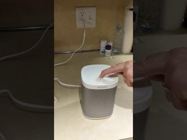 Sonos Play 1 factory reset