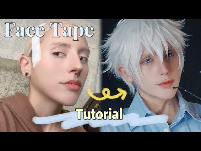 HOW TO FACE TAPE For Cosplay | Anime v-shape face and Jawline