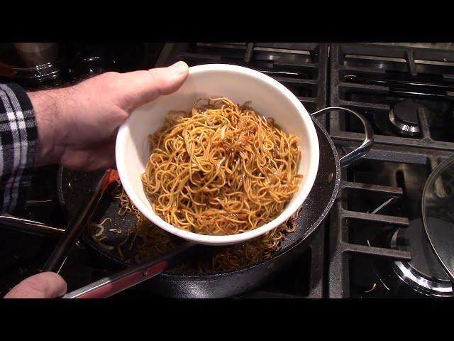 Chow Mein with Bean Sprouts & Shallots