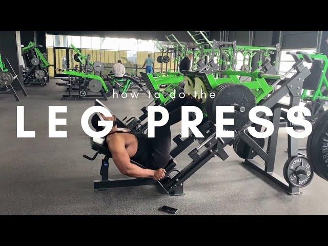 HOW TO DO THE LEG PRESS | TACTICAL GAINZ