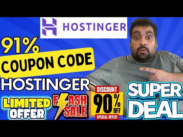 Hostinger Coupon Code 2024 - 91% Promotion TODAY!