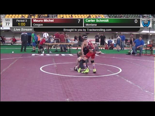1236 Schoolboy 77 Carter Schmidt Montana vs Mauro Michel Oregon 8431165104