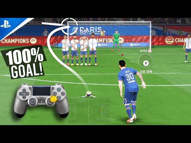 FIFA 22 - ALL FREE KICKS TUTORIAL | TRIVELA, KNUCKLEBALL,POWER, RABONA!