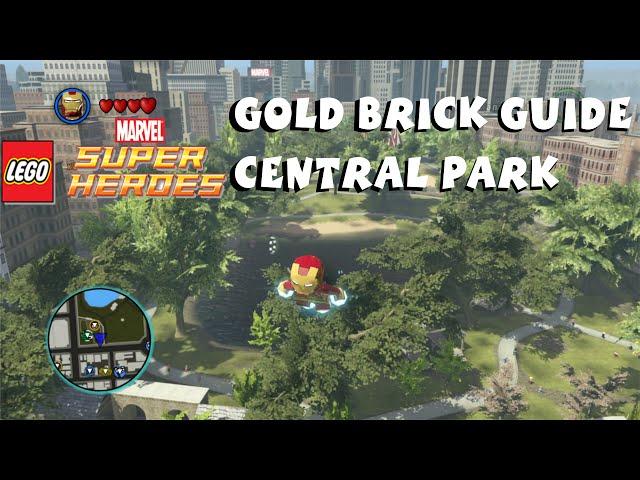 Central Park Gold Brick Guide - Lego Marvel Super Heroes