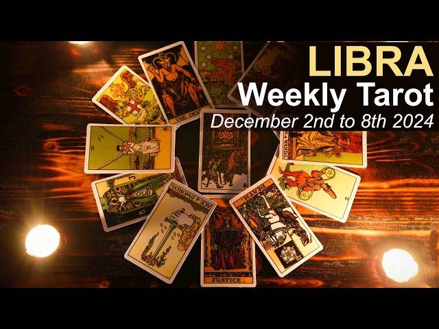 LIBRA WEEKLY TAROT READING "A DESIRED OUTCOME! PLAYING TWO ENDS TO THE MIDDLE" December 2nd-8th 2024