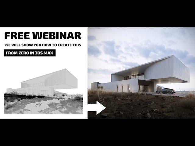 Modern architectural rendering tutorial - 3ds Max [From Zero]