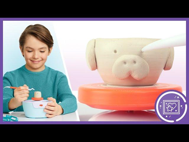 Mini Pottery Studio: How to make a clay pug