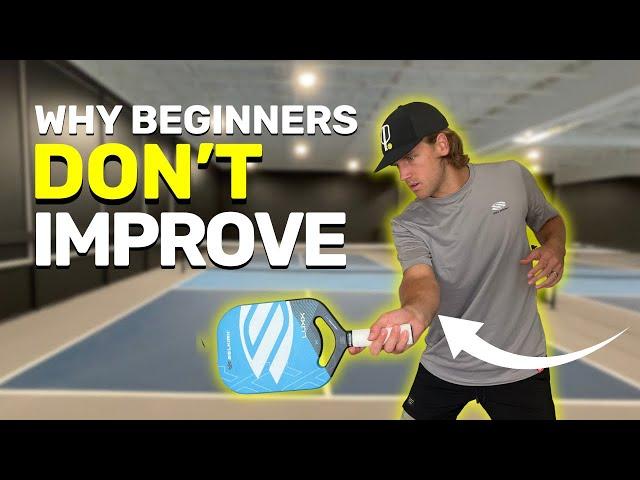 What beginner pickleball players need to stop doing, to start winning.