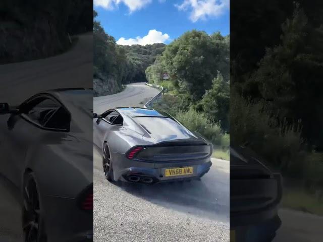 Aston Martin Vanquish  V12 Monster Going Sideways in Italy  #gercollector #astonmartin #v12