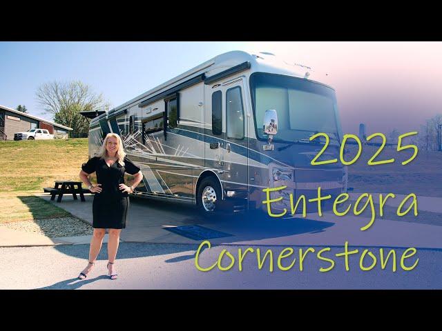 Luxury RV Tour – 2025 Entegra Cornerstone – Class A Diesel Motorhome