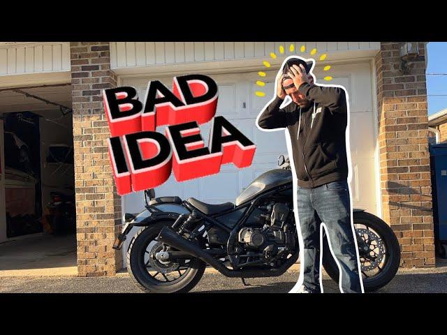 Do Not Buy A Honda Rebel Motorcycle