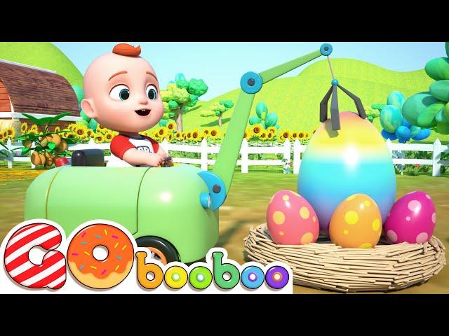 Surprise Eggs Kids Songs | Learn Animal Sounds | GoBooBoo Nursery Rhymes & Kids Songs