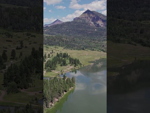 Amazing views from a southwest Colorado reservoir near Pagosa Springs...#drone #dronevideo