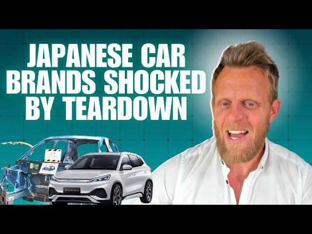 Japanese automakers shocked by BYD & Tesla manufacturing after teardown