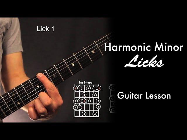 Harmonic Minor Licks