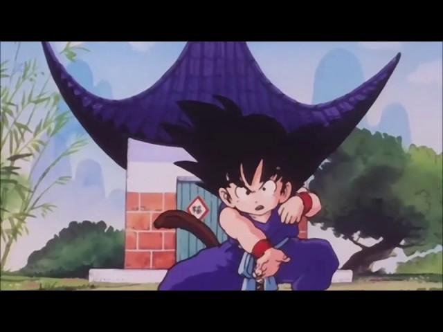 Goku's First Martial Arts Stunt | Dragon Ball