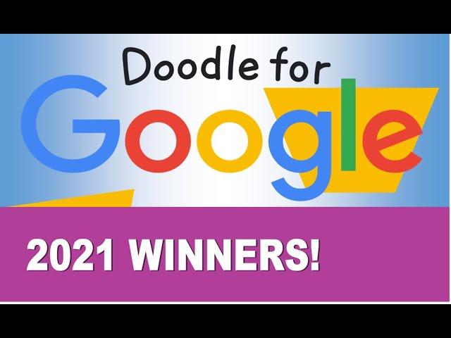 Doodle For Google Contest 2021 WINNERS!! I am strong because...