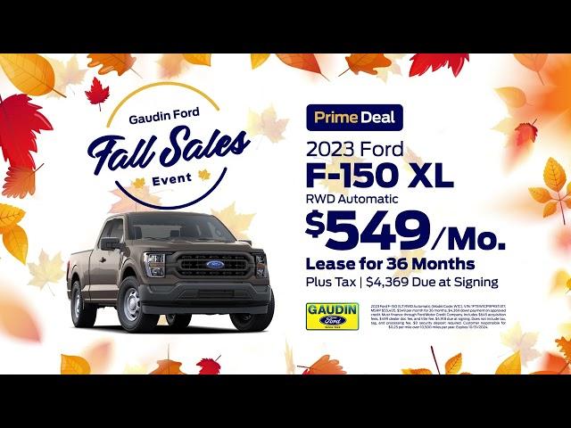 Gaudin | Fall Sales Event F150Prime Deal