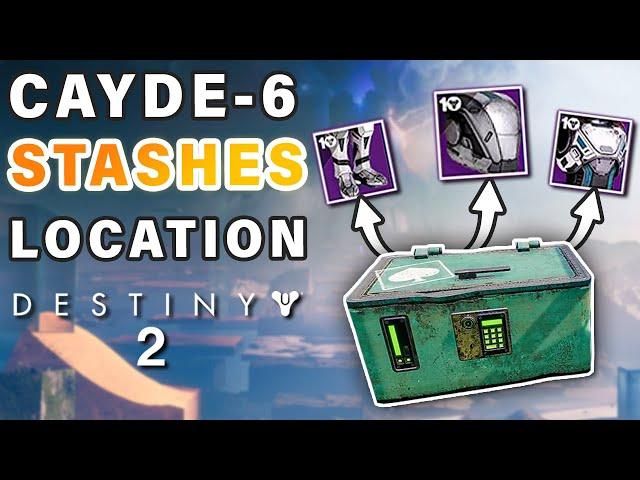 All 5 Cayde-6 Stashes Location Guide in The Pale Heart Tower | Veteran Legend Armour Set ► Destiny 2