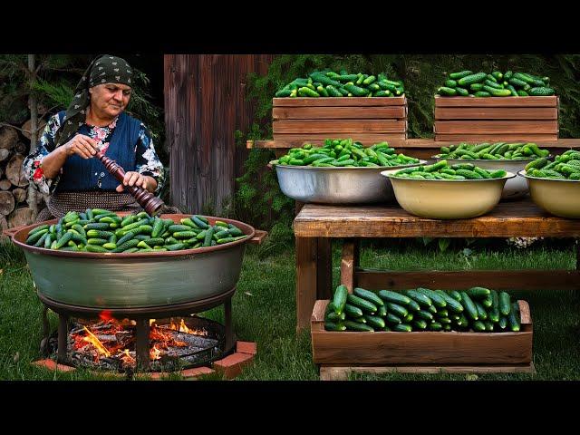 Winter Prep: Pickling Cucumbers the Traditional Way ️