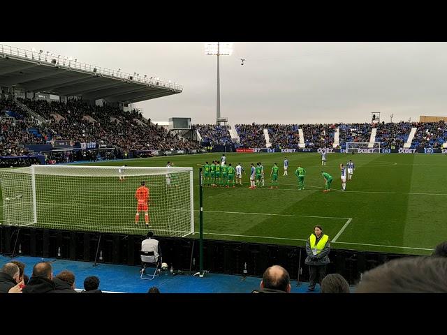 Gol de Óscar Rodríguez. Leganés 2- Real Sociedad 1.