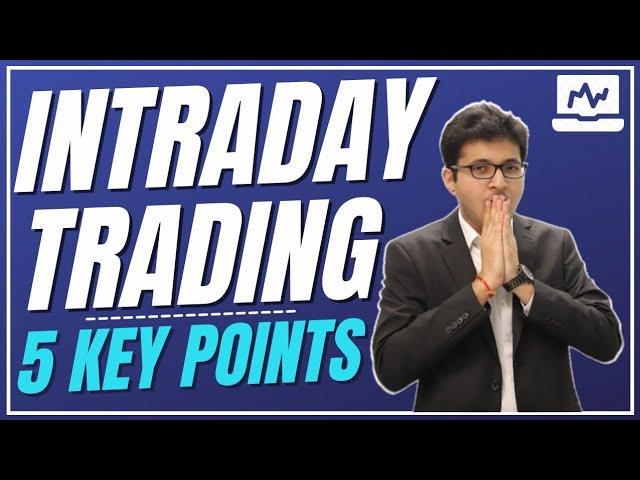 Intraday Trading - 5 key rules for success #shorts