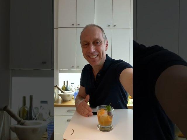 Bourbon Peach Cooler with David Lebovitz, author of Drinking French