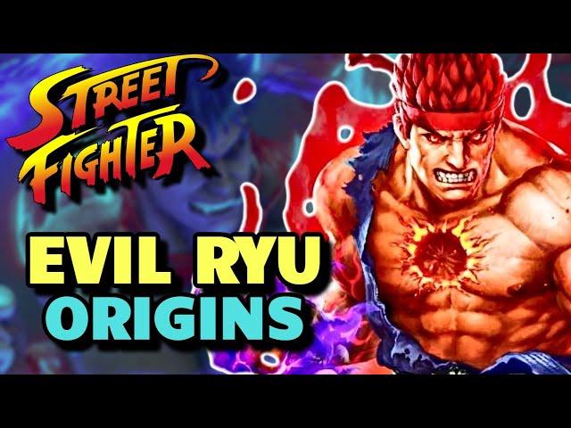 Evil Ryu Origins - The Extremely Terrifying Ryu Variant Where He Is Consumed By Dark Hado (Energy)