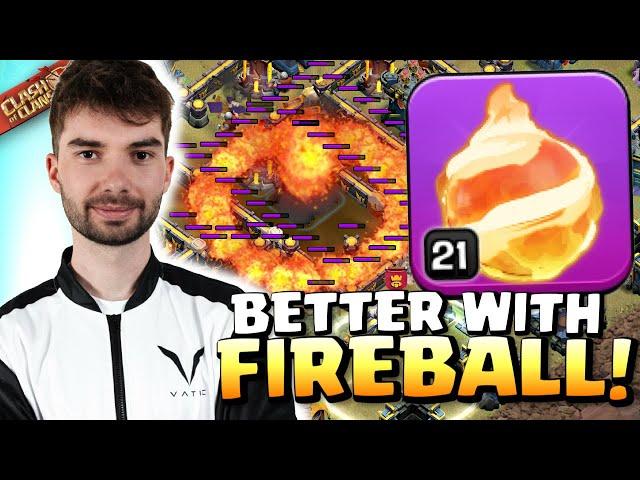 Kingsman RISKS FINALS on his new FIREBALL attack! Clash of Clans