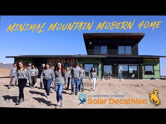Student-Led Minimal Mountain Modern Home: UW Team Takes Fourth in Solar House Design Competition