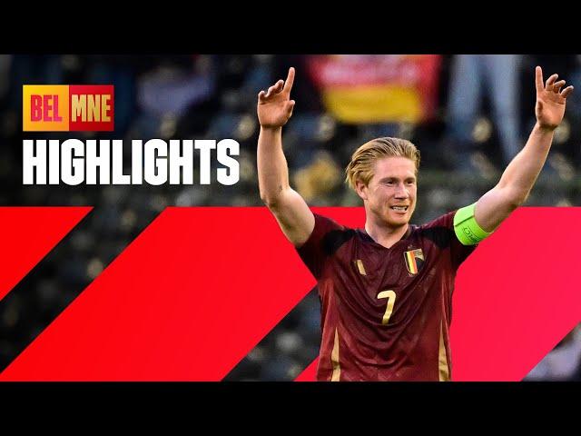 Belgium 2-0 Montenegro | KDB's th cap | #REDDEVILS | Friendly