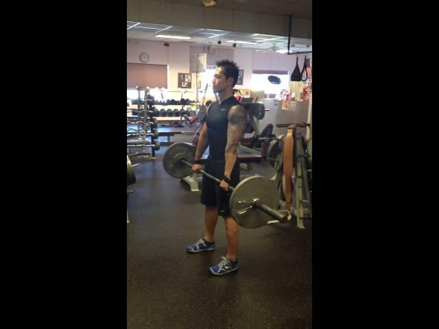 Stiff Leg DeadLift with Physique competitor John Dang