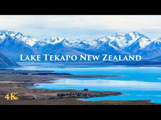 Lake Tekapo Walking Tour 4K Sep 2020  | New Zealand Walking Tour 4K | New Zealand Travel | 新西兰