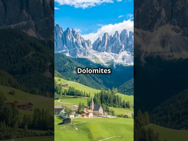 Beautiful Dolomite Mountains in Italy! #vacation #travel #europeanvacation #italy #mountains