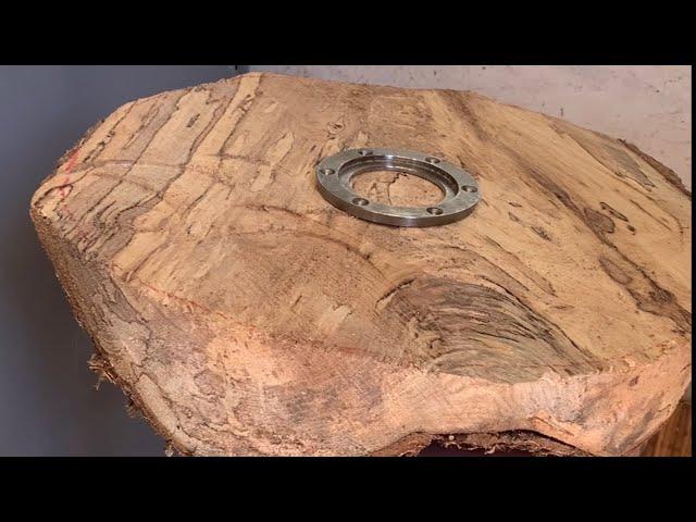 Turning a Spalted Elm Bowl