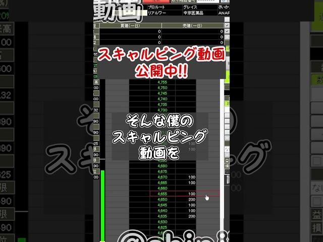 7年連続勝ち越し中スキャルパーのデイトレード動画公開中 #shorts
